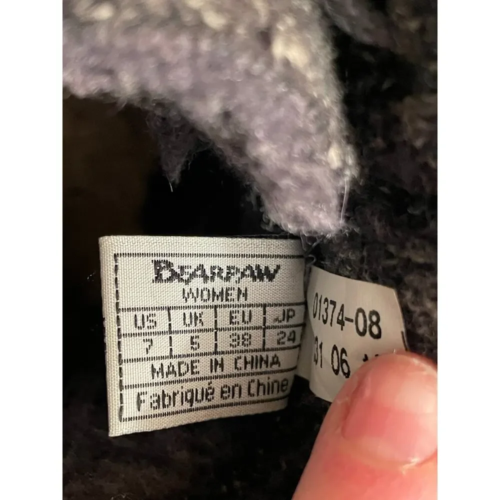 Bearpaw women's Ankle boot size 7‎ gray Suede Shoes